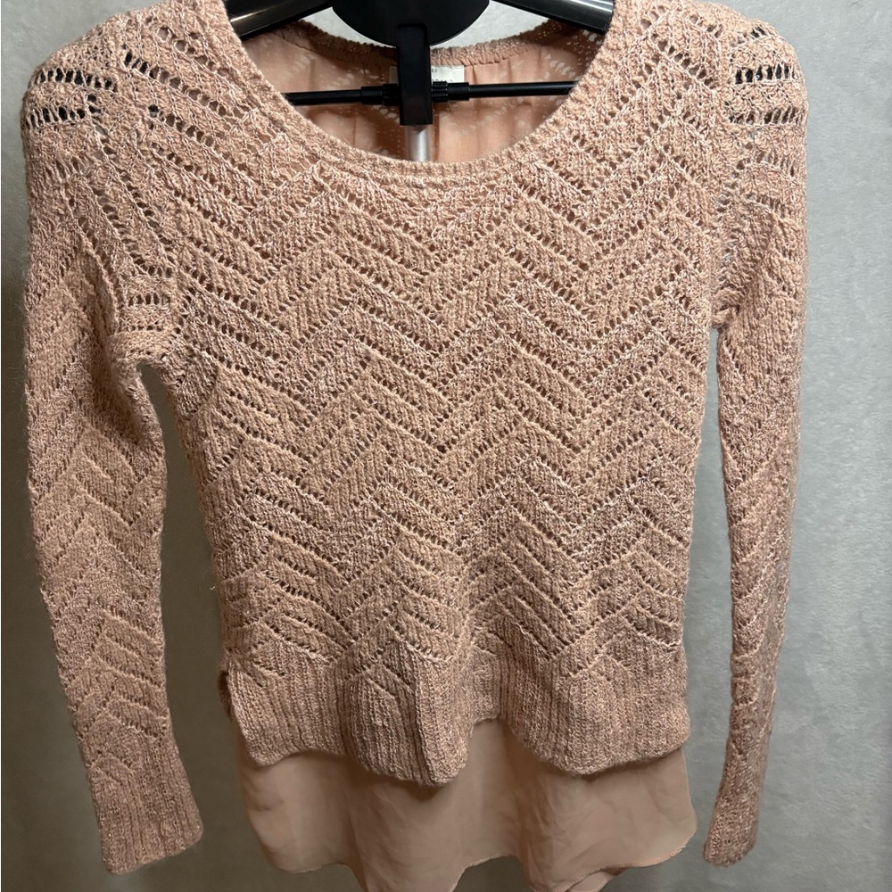 Lucky Brand Women's Sweater in Light Pink
